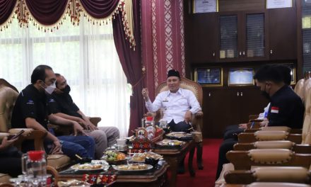 Bicarakan Publikasi Program Pemkab, Bupati Parosil Melakukan Audiensi Dengan Media Lampung Post