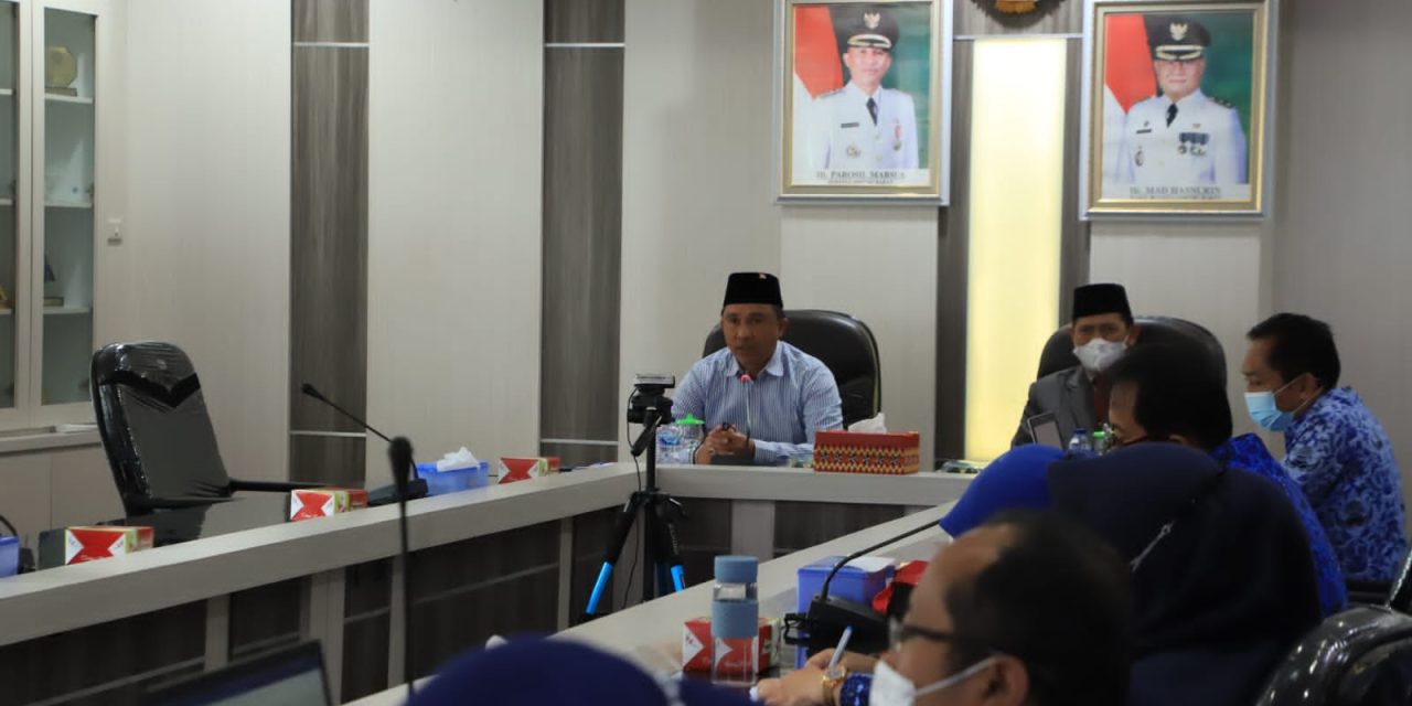 Bupati Lampung Barat Melakukan Rapat Finalisasi Renstra Tahun 2023-2026 Mendatang