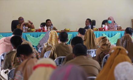 Wakili Bupati Lampung Barat, Wasisno Sembiring Beri Arahan Terhadap UPT Puskesmas