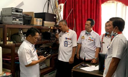 DisKominfo Lambar Lakukan Apel Udara ke 15 Petugas Radio Kecamatan