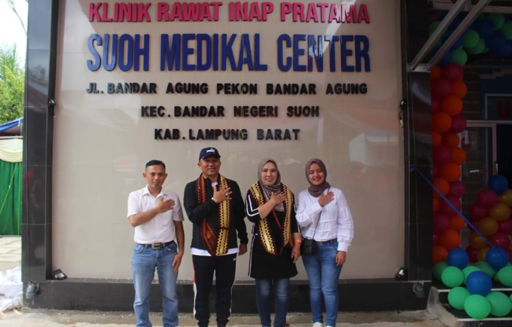 Bupati Parosil Resmikan Klinik Rawat Inap Pratama Suoh Medical Center