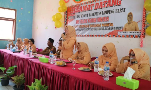 Ketua DWP Lampung Barat serahkan Bantuan untuk TK