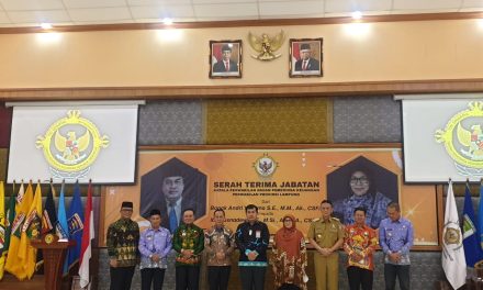 Wabup Lambar hadiri sertijab Kepala BPK Perwakilan Provinsi Lampung