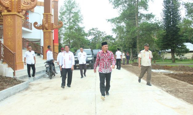 Bupati Parosil Tinjau Progres pembangunan Lamban Budaya