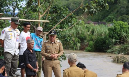 Tinjau lokasi bencana banjir, Bupati Parosil himbau masyarakat tingkatkan kewaspadaan