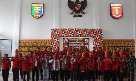 Bupati Parosil Hadiri pelantikan pengurus DPC Pemuda Batak Bersatu Kabupaten Lampung Barat
