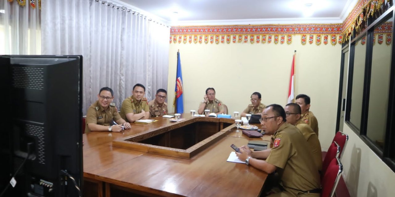 Penjabat Bupati Nukman Ikuti Zoom Meeting Penilaian Penjabat Kepala Daerah Bersama Mendagri