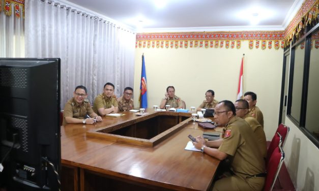 Penjabat Bupati Nukman Ikuti Zoom Meeting Penilaian Penjabat Kepala Daerah Bersama Mendagri