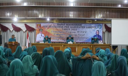Zelda Nukman pimpin Rakoor TIM PKK Lampung Barat