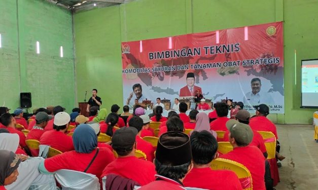 Ikuti Bimtek Komoditas Sayur dan Tanaman Obat, Wasisno Tekankan Tiga Hal.