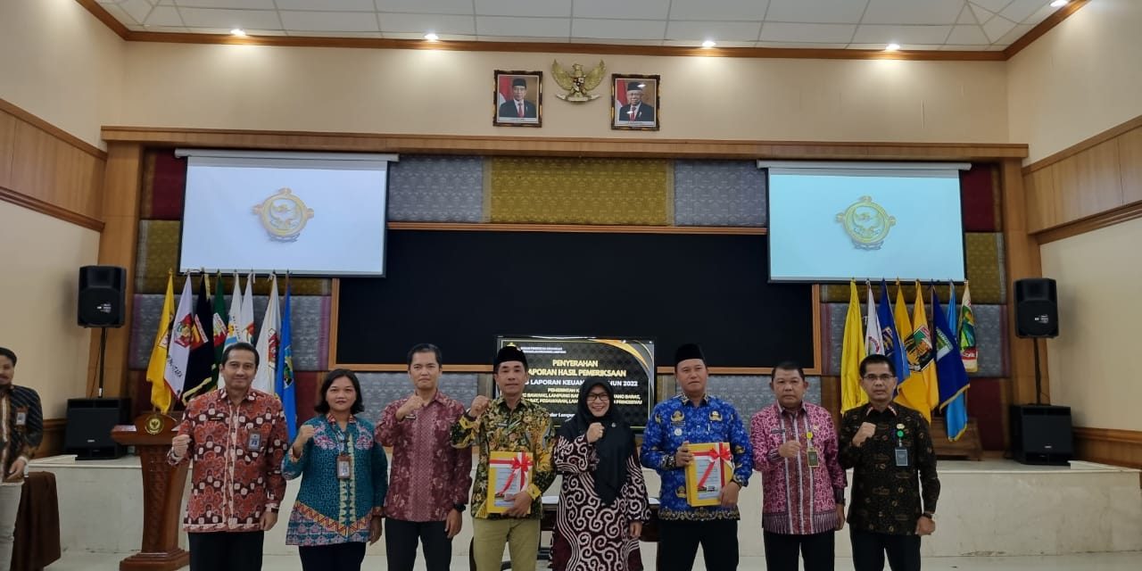 Lambar Terima Predikat WTP Ke-13 Kalinya Dari BPK Provinsi Lampung