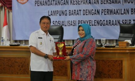 Pemkab Lambar Gandeng BPKP Provinsi Lampung Melalui Penandatanganan Kesepakatan Bersama.