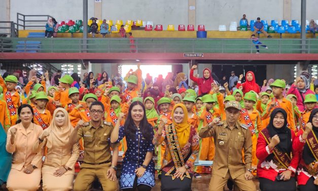 Sejumlah 485 Anak Semarakkan Gebyar Paud di Lampung Barat