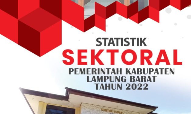 Buku Statistik Sektoral Kabupaten Lampung Barat Tahun 2022