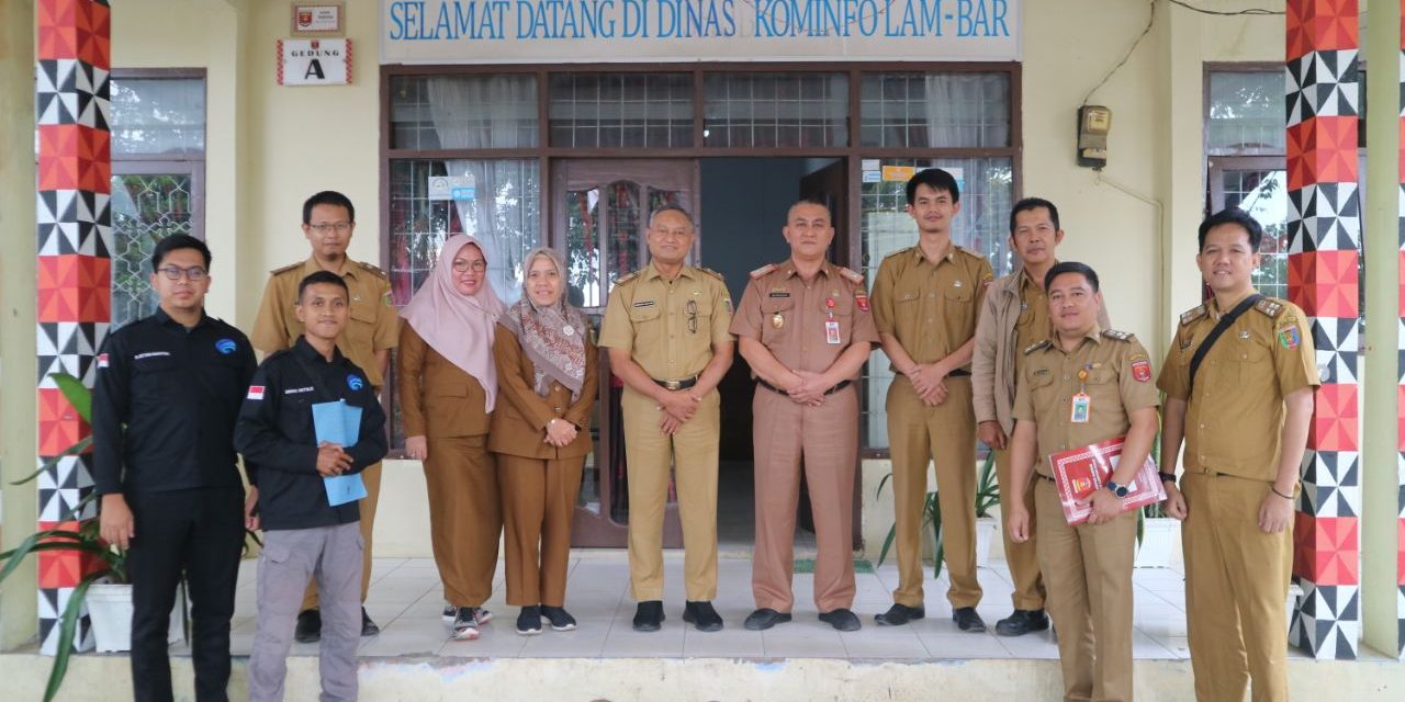 Kadis Kominfo Lambar sambut baik kunjungan kerja Diskominfo Provinsi Lampung