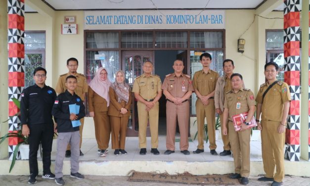 Kadis Kominfo Lambar sambut baik kunjungan kerja Diskominfo Provinsi Lampung