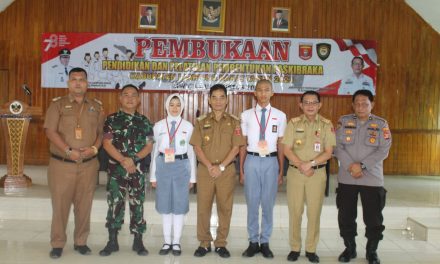 Pemkab Lambar buka Pendidikan dan Pelatihan pembentukan  Pasukan Pengibar bendera pusaka Kabupaten Lampung Barat Tahun 2023