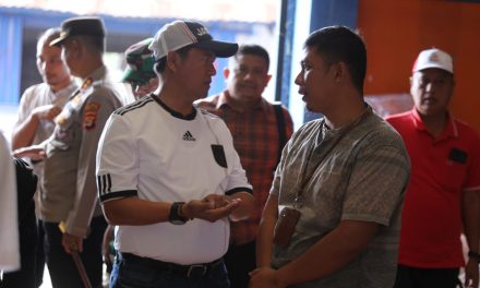 Pj. Bupati Bersama Kapolres Lampung Barat Melakukan Pemantau Stok dan Harga Beras