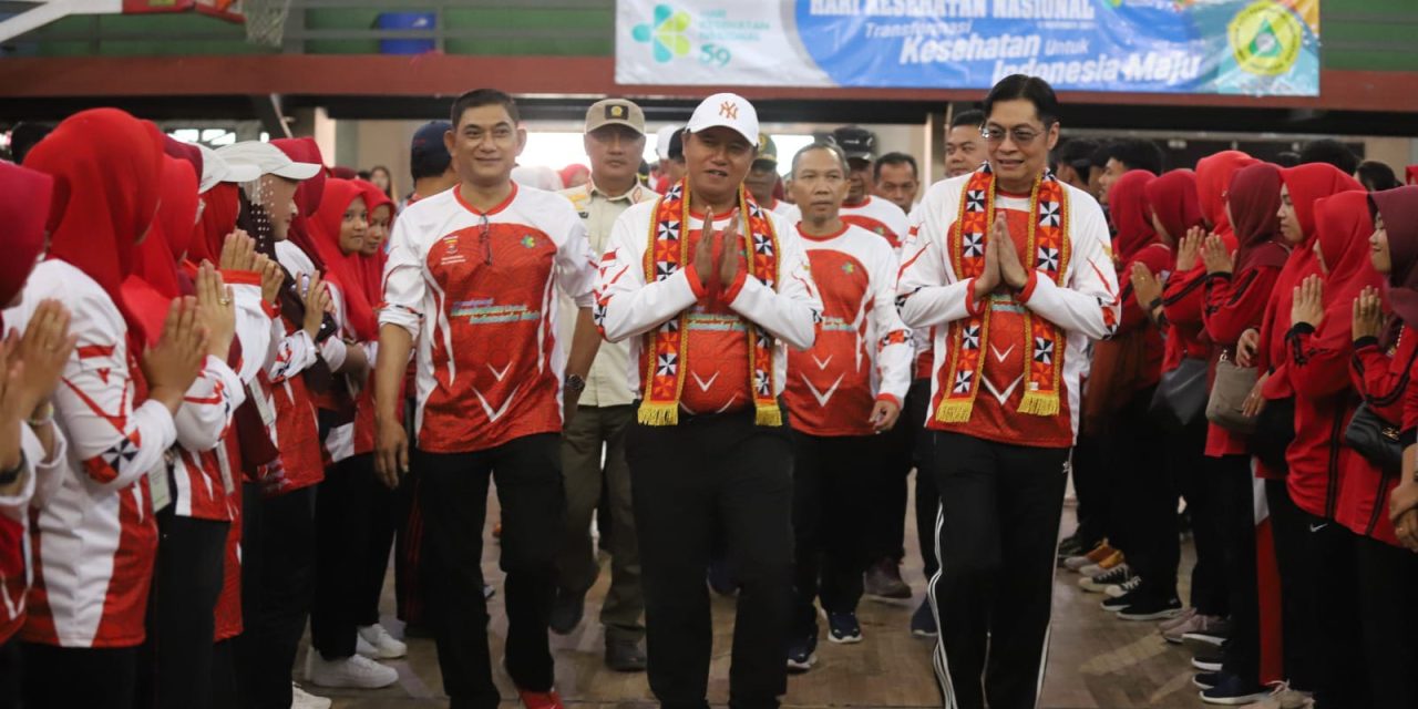 Peringati HKN Ke-59, Pemkab Lambar Mendapat Kado Terindah Launching UHC.