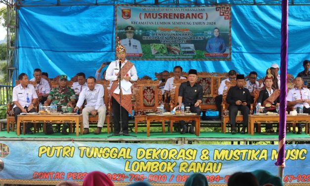 Pj. Bupati Nukman Buka Musrenbang di Dua Kecamatan: Usulkan Usulan Prioritas.