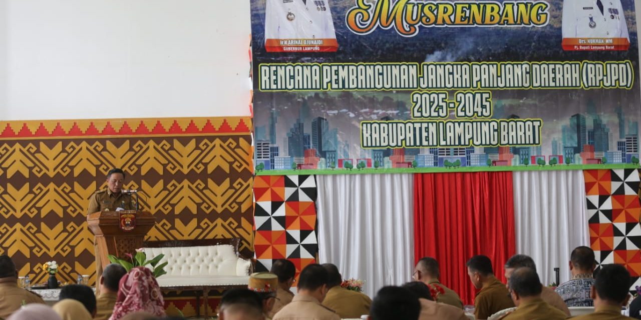 Songsong Indonesia Emas, Pemerintah Kabupaten Lampung Barat Gelar Musrenbang RPJPD 2025-2045.