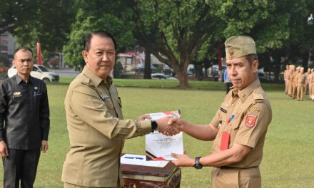 Pemerintah Kabupaten Lampung Barat gelar serah terima jabatan Sekretaris Daerah