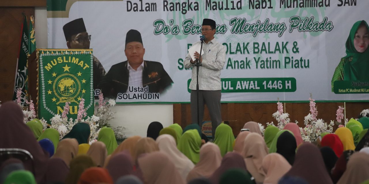 Hadiri Pengajian Akbar Maulid Nabi SAW, Nukman : Jadikan Momentum Meneladani Sifat Dan Perilaku Rasululloh SAW.