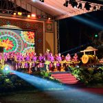 Musik Tradisional Gamolan Pekhing TP PKK Lambar Warnai Pembukaan MTQ Ke-51 Provinsi Lampung.