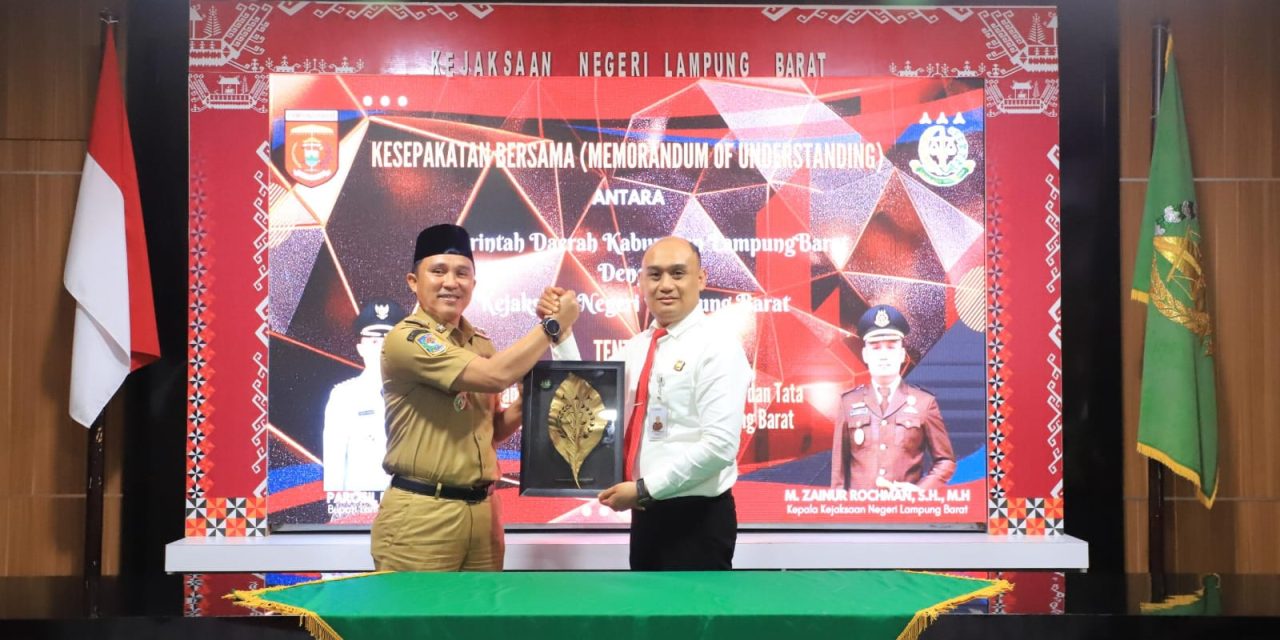 Pemkab Lambar gandeng kejaksaan Tangani Hukum Perdata dan Tata Usaha Negara
