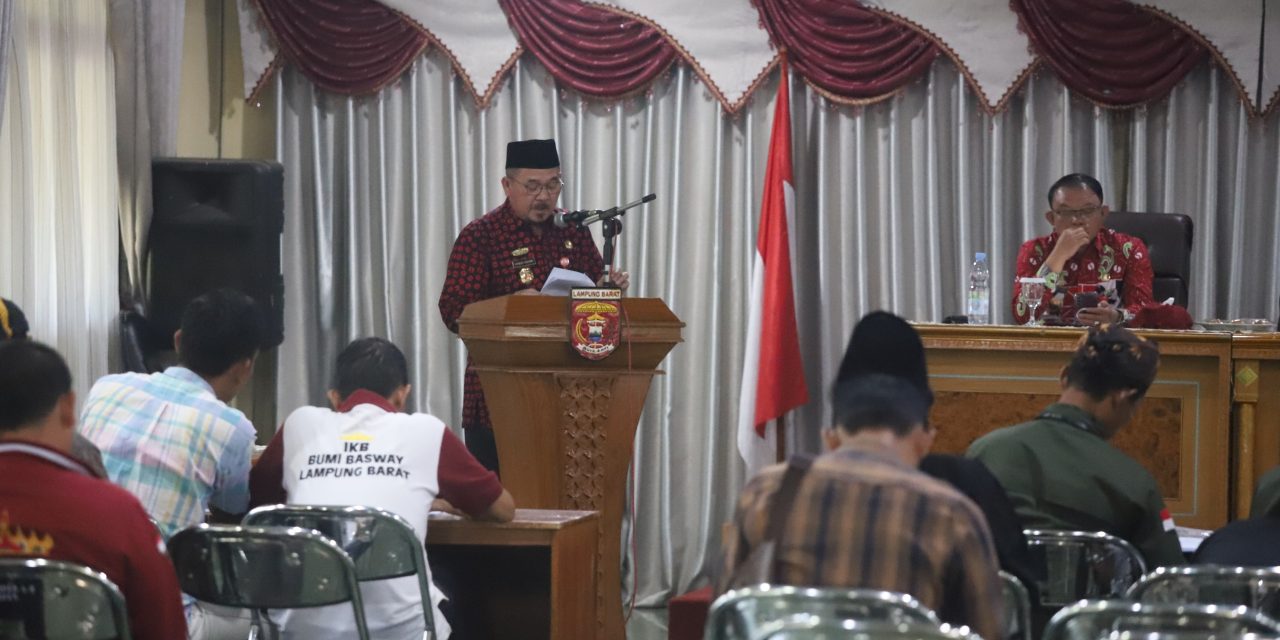 Pemkab Lampung Barat Gelar Forum Silaturahmi dan Pembinaan Ormas/LSM Tahun Anggaran 2025