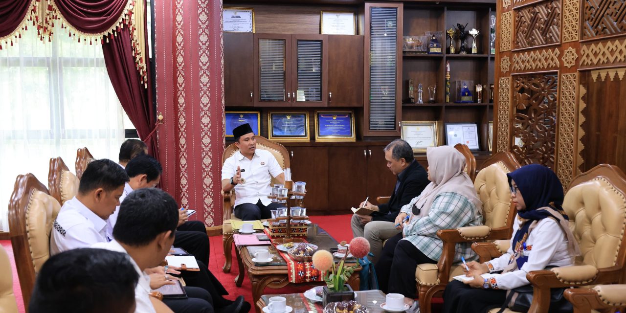 Bupati Lampung Barat  audiensi dengan Badan Riset dan Inovasi Nasional (BRIN) dalam rangka pengembangan dan peningkatan wisata Kebun Raya Liwa (KRL)
