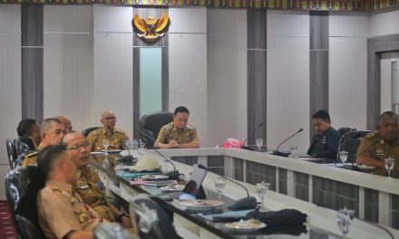 Wabup Mad Hasnurin Rakor Pengendalian Inflasi Bersama Kemendagri Secara Virtual